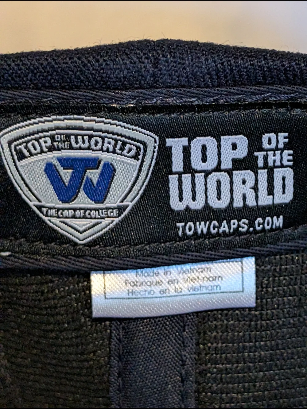 Top of the World Notre Dame Gold and Black 